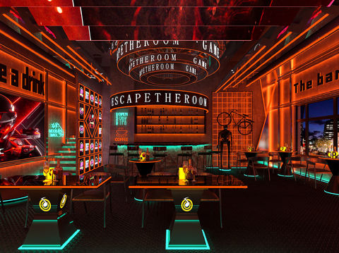 Cyberpunk Bar