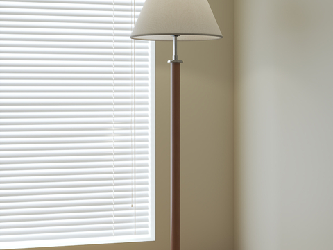 Middle style floor lamp