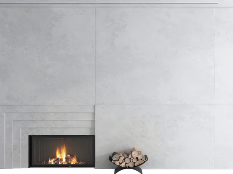 Modern fireplace Wall