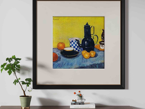 Mid-century Style Oil Painting Art Painting Decorative Painting