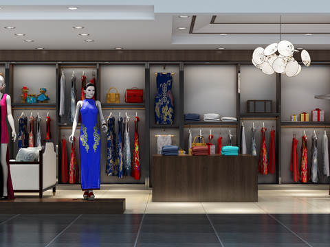 New Chinese Cheongsam Store Clothing Store