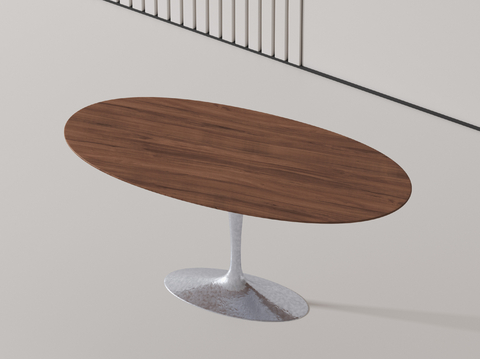 modern dining table oval table