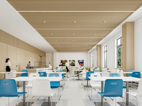 Modern Staff Restaurant Canteen