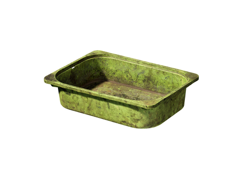 Plastic trough storage basket plastic basin