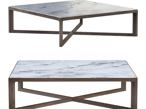 Square Coffee Table Marble Coffee Table