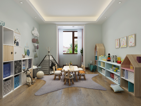 Modern Children's Entertainment Room