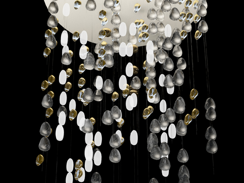 Modern crystal chandelier