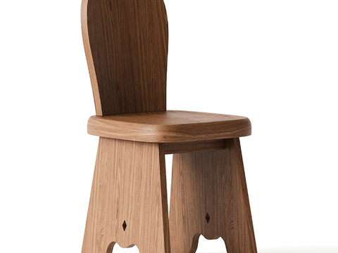 Middle Style Dining Chair Chair Wooden Chair Chair