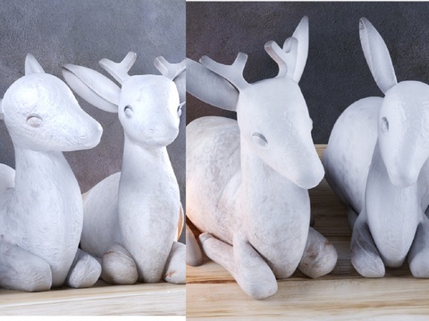 Animal Sculpture Deer Ornaments