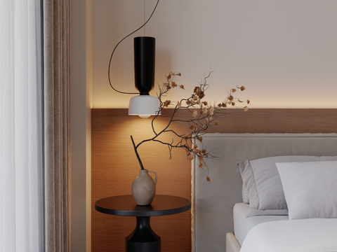 Bedside small chandelier