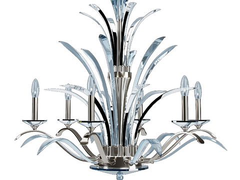 Modern candlestick chandelier