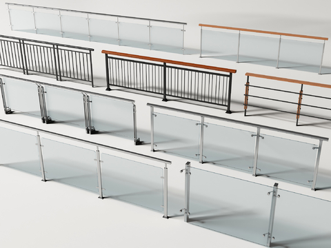 Glass Railing Guardrail Fence