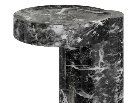 Marble Round Side Table