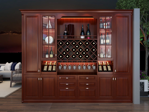 American Wine Cabinet Sideboard