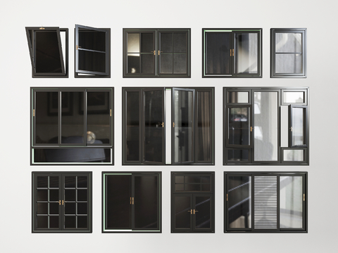 Aluminum alloy windows, casement windows, floor-to-ceiling windows