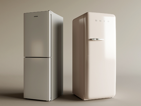 French Freezer Single Door Refrigerator