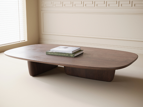 Minimalist Coffee Table Solid Wood Coffee Table