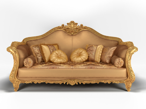 European-style double sofa