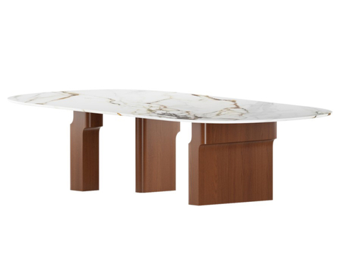 Paolo Castelli minimalist dining table marble dining table