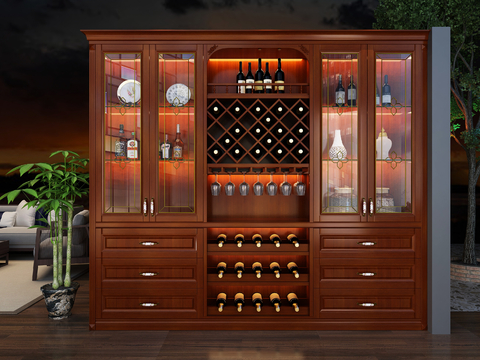 New Chinese Wine Cabinet