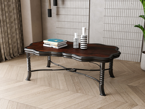 European-style coffee table special-shaped coffee table