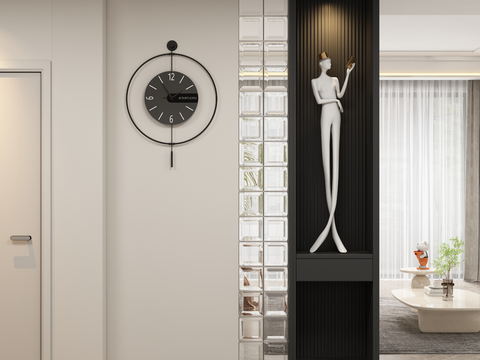 Modern entrance partition