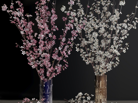 Vase Flower Art Cherry Blossom Flower arrangement