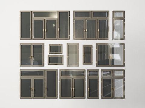 Aluminum alloy windows, casement windows, floor-to-ceiling windows