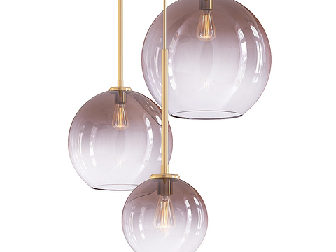 Modern Glass Chandelier Spherical Chandelier