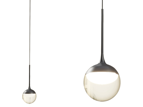 Minimalist spherical small chandelier glass small chandelier