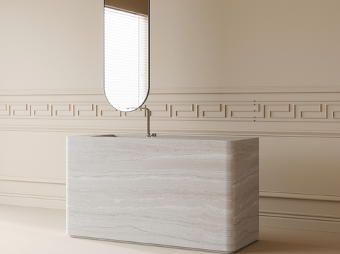 Modern sink sink mirror