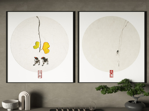 New Chinese Ink Painting Decorative Painting Hanging Painting