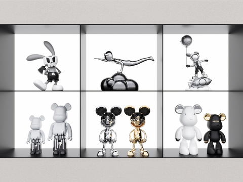 Mickey Rabbit Art Toy Ornaments