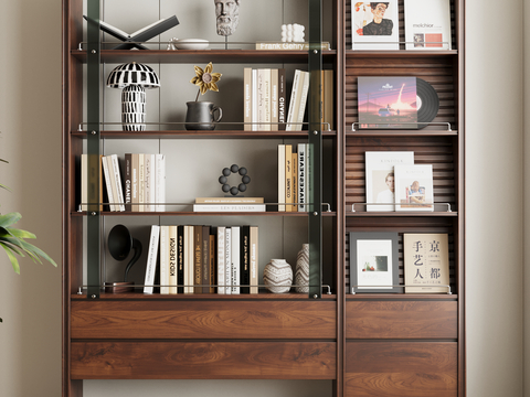 Middle Style Bookcase Bookshelf