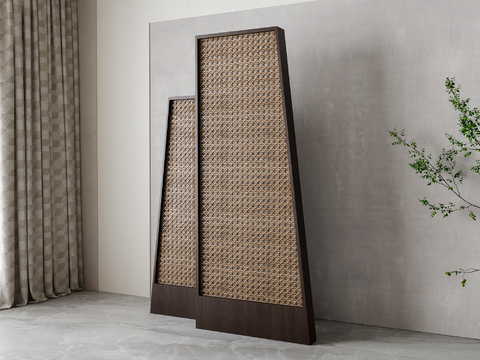 Silent Rattan Screen