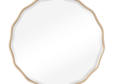 Bathroom mirror Cosmetic mirror Round mirror Decorative mirror