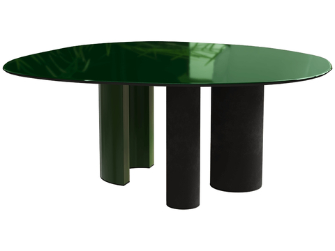 Paolo Castelli Italian Glass Dining Table