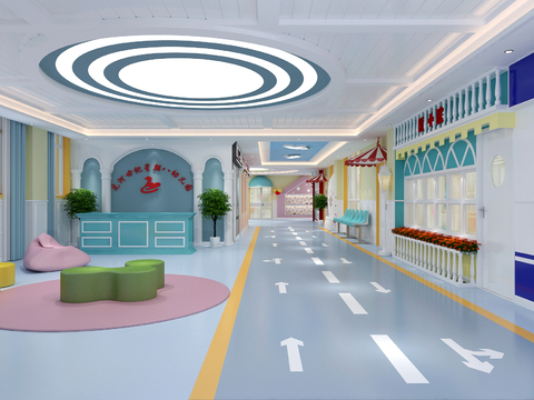 Modern Kindergarten Hall