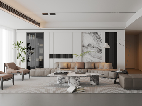 Modern Living&Dining Room