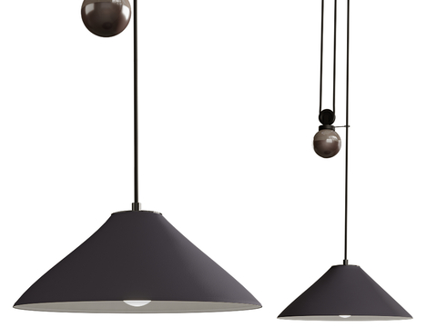 Artemide industrial wind chandelier