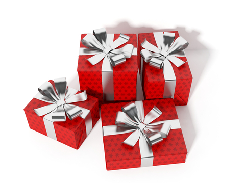 Modern Gift Box Ornaments