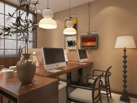 Negotiation Room of Mid-century Style Wedding Dress Shop