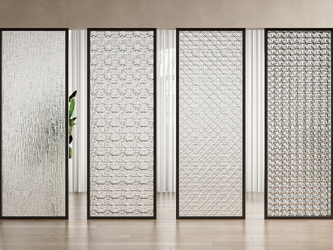 Frosted glass partition wire glass