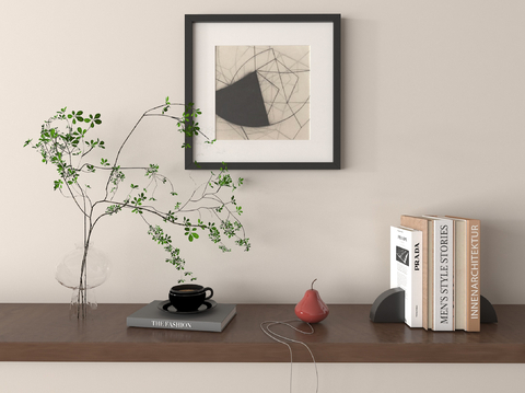 Modern Desktop Ornaments Book Vase