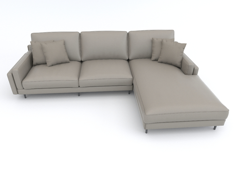 Modern corner sofa multiplayer sofa