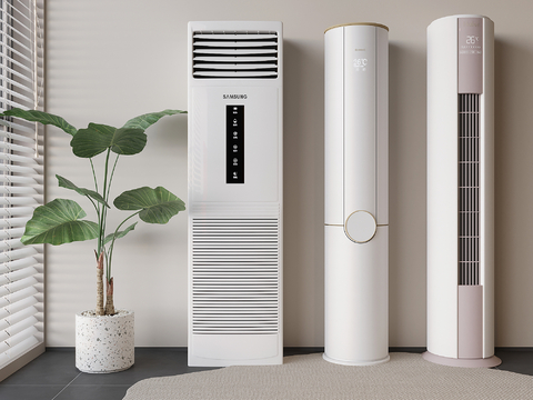 Vertical air conditioner cylindrical air conditioner cabinet machine