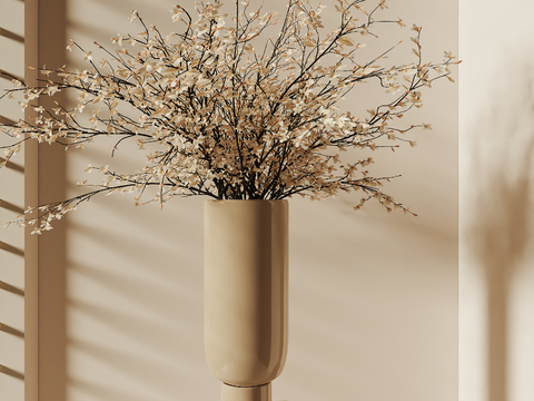 Quiet Vase Flower Art Flower-arranging Dried Flowers