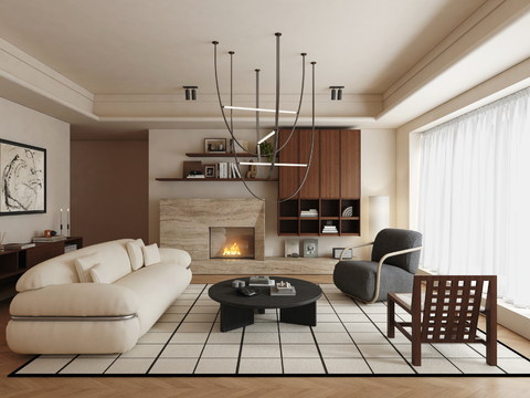 Middle Style Living Room