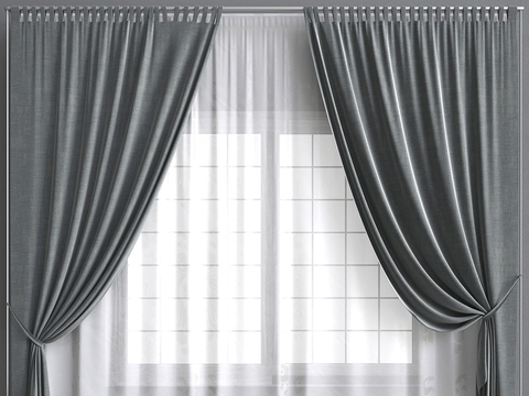 Plain Curtain Screen Curtain