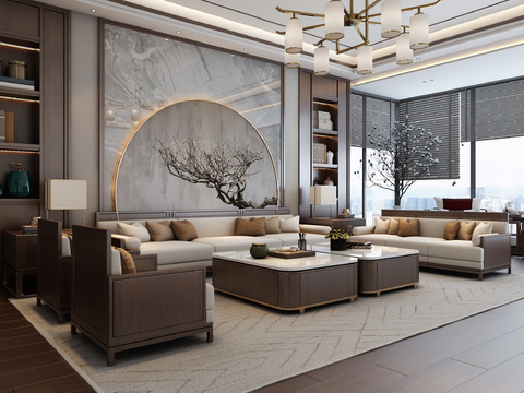 New Chinese Living Room